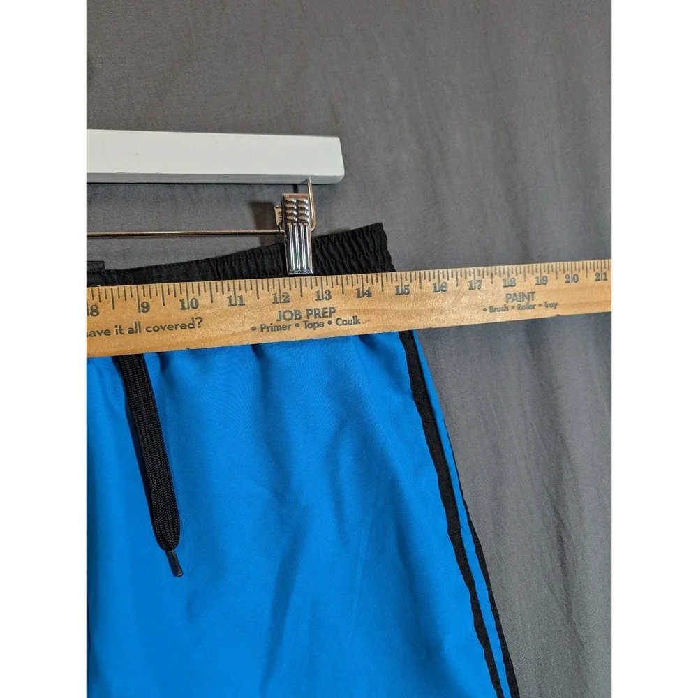 ADIDAS Size XL Boy Blue Stretch Waist Pocket‎ Drawstring Lined Swimming Shorts